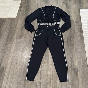 Gymshark Black Track Set Jacket + Pants